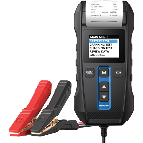 BT300P Battery, Charging & Cranking System Tester with Printer Dufferin Supply