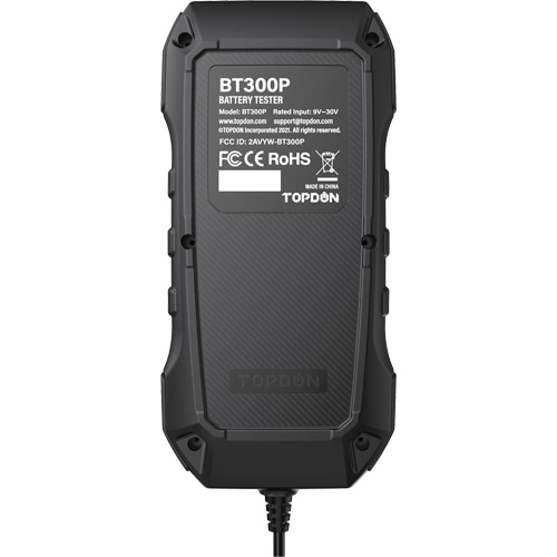 BT300P Battery, Charging & Cranking System Tester with Printer Dufferin Supply