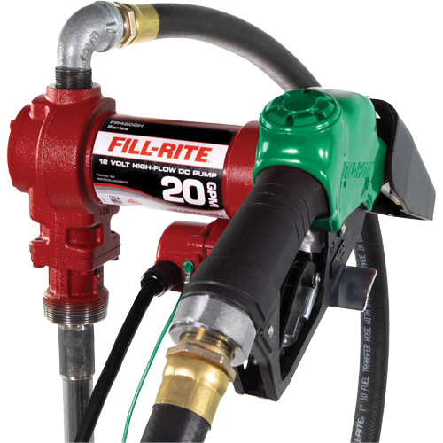 12V Fuel Transfer Pump with Nozzle Dufferin Supply