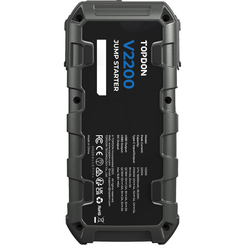 V2200 Jump Starter, Power Bank & Flashlight Dufferin Supply