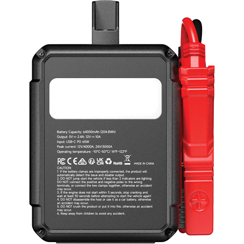 Survolteur V4000 HD 12 V/24 V 4000 A Dufferin Supply