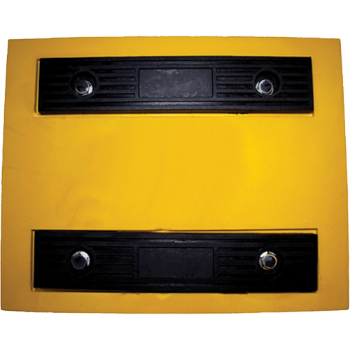Cale de roue, Polyur&eacute;thane, Jaune, 15-1/4" la x 12-1/8'' p x 10-3/4" h Dufferin Supply