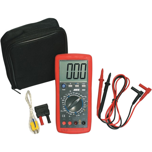 Deluxe Digital Multimeter with Amp Shutters Dufferin Supply