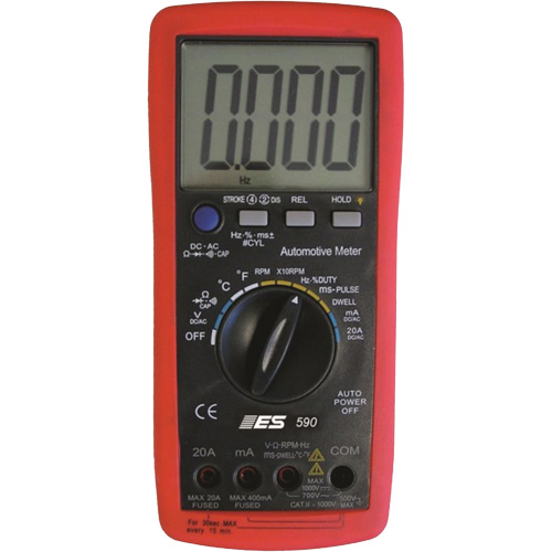 Pro Automotive Digital Multimeter with Case Dufferin Supply