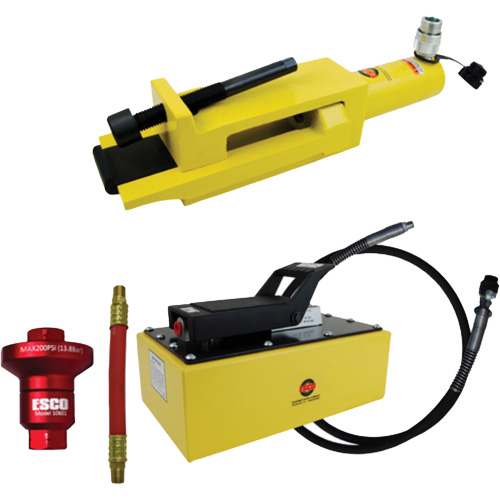 Ensemble de brise-talon pour pneus g&eacute;ants/&eacute;quipement de terrassement avec pompe hydraulique de 5 pintes Dufferin Supply