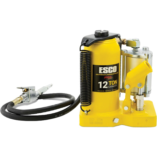 Pro Series Bottle Jack, 12 Ton(s), Air Hydraulic, 18-1/2" Raised Height Dufferin Supply