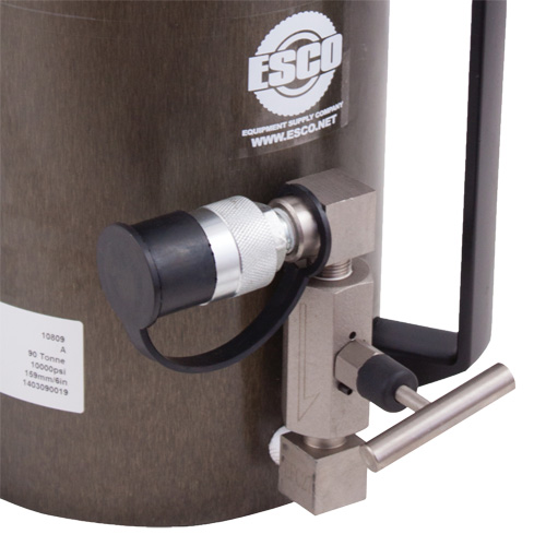 Safety Jack, Locking Collar, 100 tons Capacity, 13-37/100" - 19-3/5" H Dufferin Supply