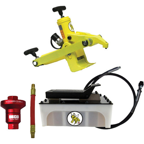 Ensemble de brise-talon de style combin&eacute; Yellow Jackit Dufferin Supply