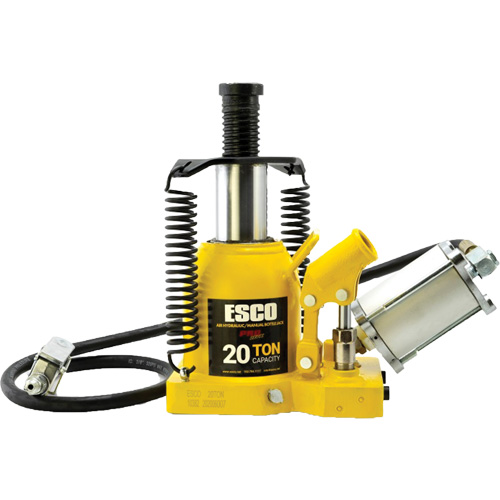 Cric bouteille de s&eacute;rie Pro "Shorty", 20 tonne(s), Air comprim&eacute;/hydraulique, 12-5/8" Hauteur &eacute;lev&eacute;e Dufferin Supply