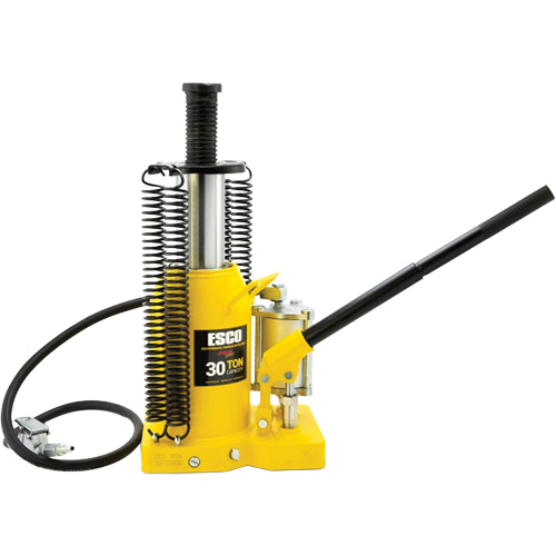 Cric-bouteille de s&eacute;rie Pro, 30 tonnes, Air comprim&eacute;/hydraulique, 20" Hauteur &eacute;lev&eacute;e Dufferin Supply