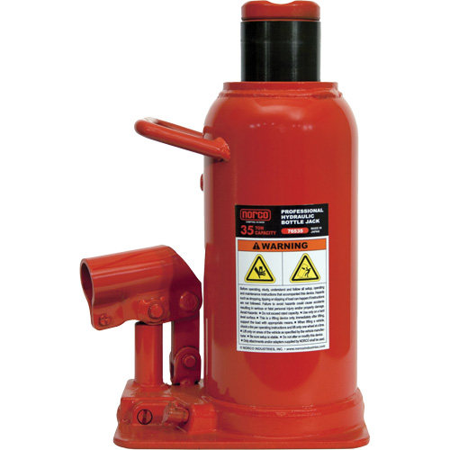 Cric-bouteille professionnel, 35 tonnes, 17-39/125" Hauteur &eacute;lev&eacute;e Dufferin Supply