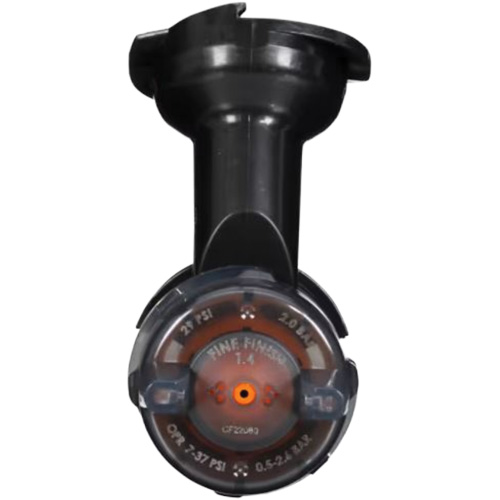 T&ecirc;te fine d'atomiseur de finition &agrave; gravit&eacute; Performance - Orange Dufferin Supply