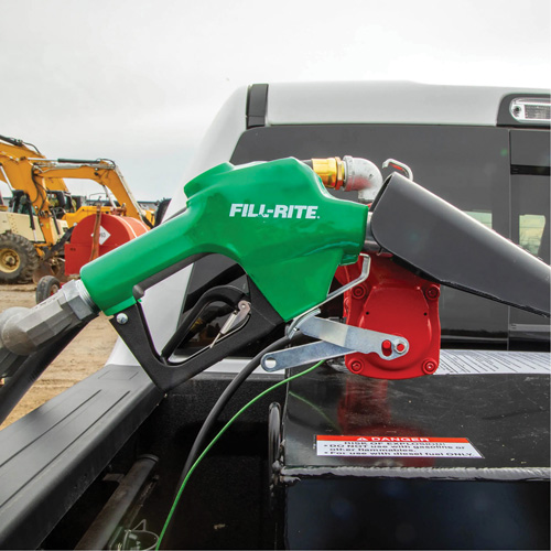 Green Automatic Diesel Spout Nozzle Dufferin Supply