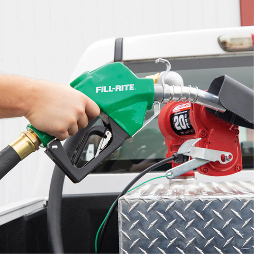 Green Automatic Diesel Spout Nozzle Dufferin Supply