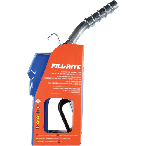 Blue Cold Weather Automatic Diesel Spout Nozzle Dufferin Supply