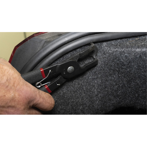 80° Push Pin Pliers with Dual Durometer Grips Dufferin Supply