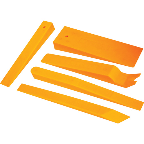 5-Piece Nylon & Neon Orange Wedge Assortment Set Dufferin Supply