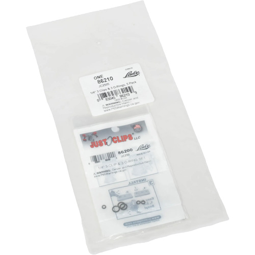1/4" Clips & O-Rings Set - Bulk Dufferin Supply