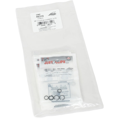 3/8" Clips & O-Rings Set - Bulk Dufferin Supply