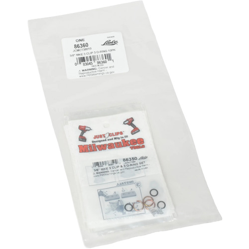 Jeu de clips et joints toriques de 3/8 po pour Milwaukee - en vrac Dufferin Supply