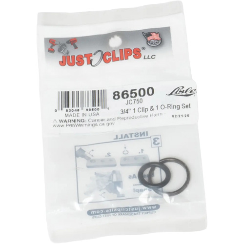 3/4" Clip & O-Ring Set Dufferin Supply