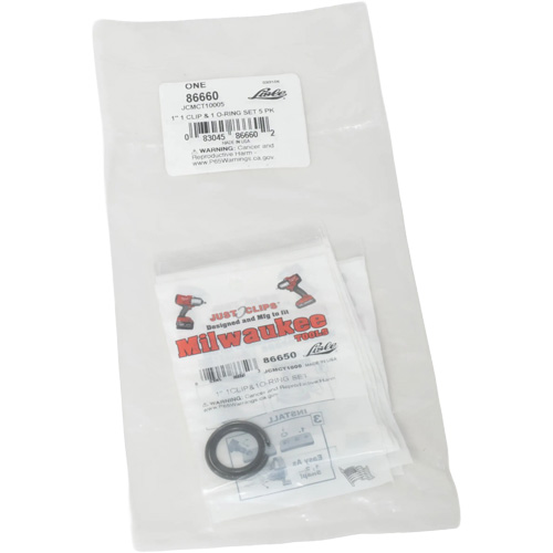 Jeu de clips et joints toriques de 1 po pour Milwaukee - en vrac Dufferin Supply