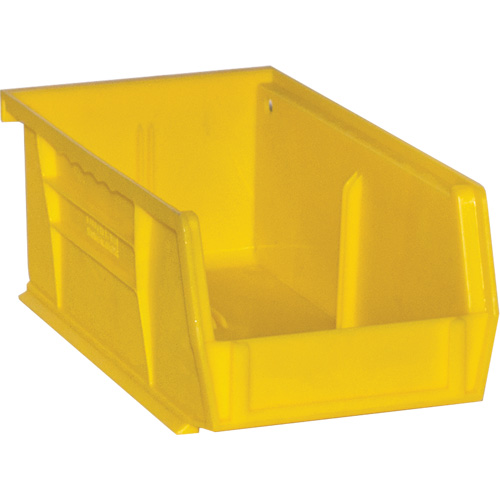Hook-On Bins, 4" W x 3" H x 7" D, Yellow, 10 lbs. Capacity Dufferin Supply