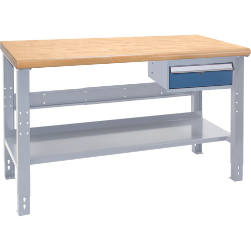 Industrial Duty Workbench, 1000 lbs. Cap., 60" W x 36" D, 34" H Dufferin Supply