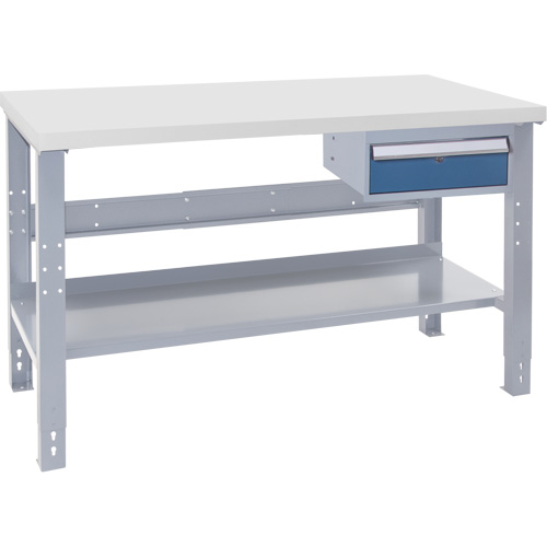 Industrial Duty Workbench, 72" W x 30" D x 34" H, 1000 lbs. Capacity Dufferin Supply