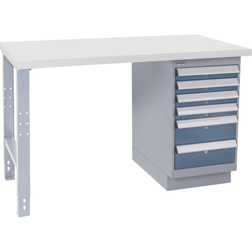 Industrial Duty Workbench, 30" W x 72" D x 34" H, 1000 lbs. Capacity Dufferin Supply