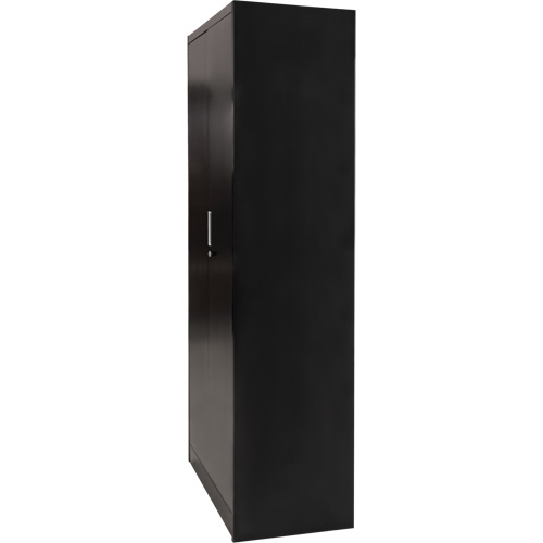 Combination Storage Cabinet, 36" W x 18" D x 72" H, Black Dufferin Supply