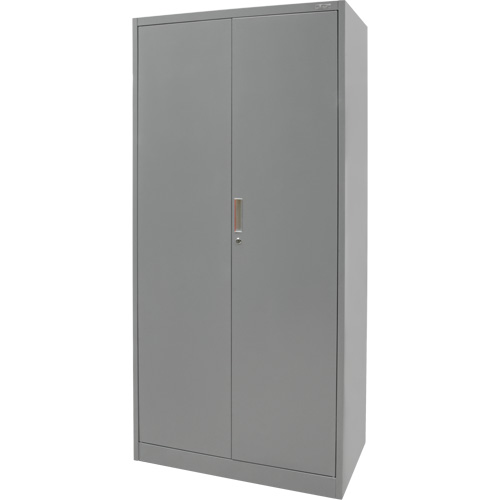 Combination Storage Cabinet, 36" W x 18" D x 72" H, Grey Dufferin Supply