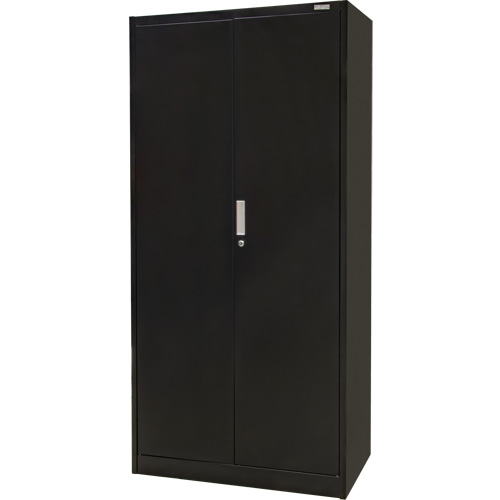 Armoire de rangement Hi-Boy, Acier, 4 Tablettes, 72" h x 36" la x 18" P, Noir Dufferin Supply