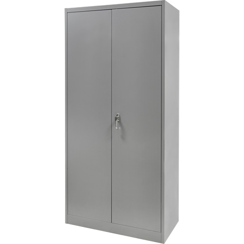 Armoire garde-robe, Acier, 36" la x 18" p x 72" h, Gris Dufferin Supply