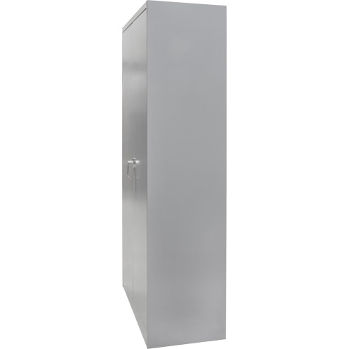 Armoire garde-robe, Acier, 36" la x 18" p x 72" h, Gris Dufferin Supply