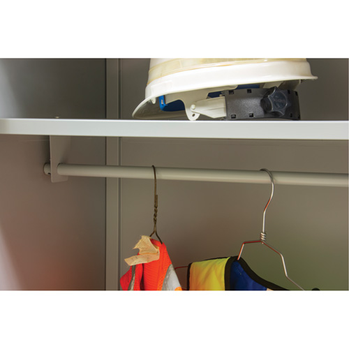 Armoire garde-robe, Acier, 36" la x 18" p x 72" h, Gris Dufferin Supply