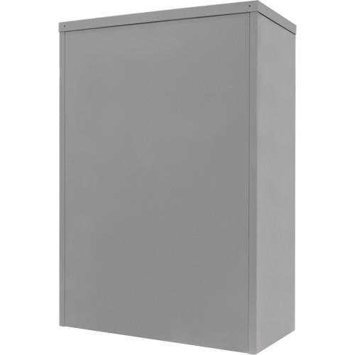 Counter-High Storage Cabinet, Steel, 2 Shelves, 42" H x 36" W x 24" D, Grey Dufferin Supply