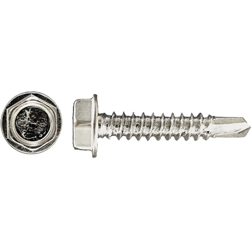 Rondelle hexagonale auto-perc&eacute;e Drill-X, #14 x 1" lo, Zingu&eacute; Dufferin Supply