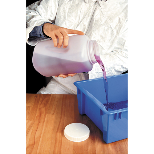 Bottles, Round, 128 fl. oz., Plastic Dufferin Supply