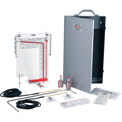 Inclined/Vertical Manometer, Analogue, 0 - 10 in. w.c. Dufferin Supply