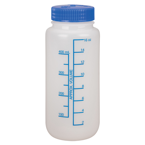 Wide-Mouth Bottles, Round, 16 oz., Plastic Dufferin Supply