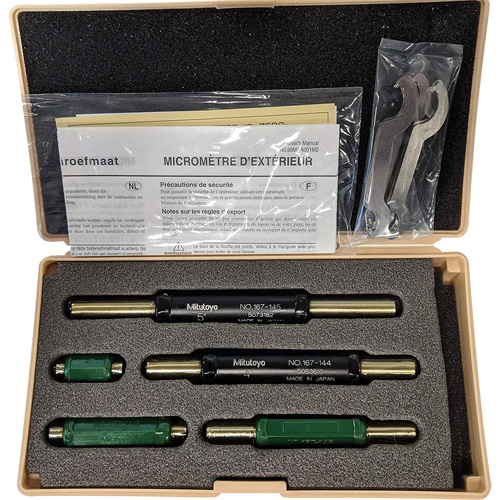 5-Piece Micrometer Pin Setting Standard Set Dufferin Supply