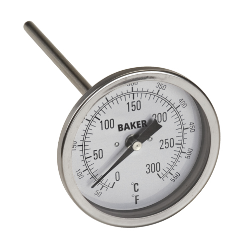 Thermom&egrave;tres bilames, Contact, Analogique, 50-550°F (0-260°C) Dufferin Supply