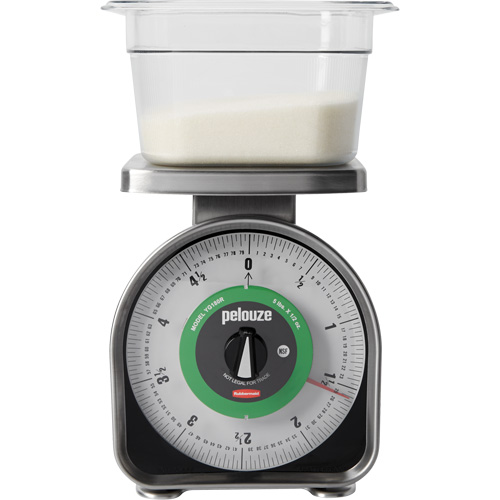 Balance m&eacute;canique &agrave; mesurer les portions Pelouze, Capacit&eacute; 5 lb / 2,3 kg, Graduations 10 g / 0,5 oz Dufferin Supply