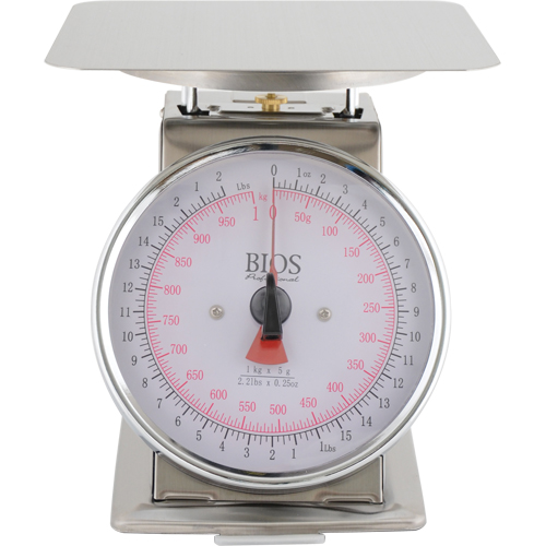 Balance &agrave; plateau sup&eacute;rieur, Capacit&eacute; 2,2 lb / 1 kg, Graduations 5 g / 0,25 oz Dufferin Supply