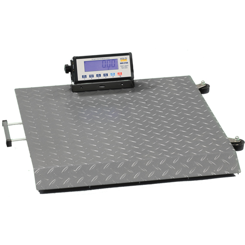 Balance &agrave; plateforme KWS CY-60, Capacit&eacute; de 132 lb / 60 kg, 18'' lo x 18'' la Dufferin Supply