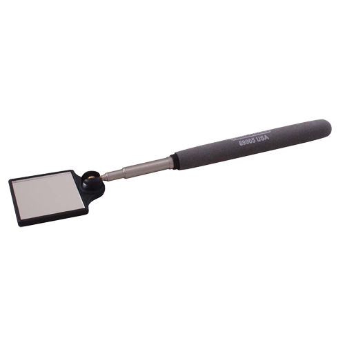 Miroir d'inspection, Carr&eacute;e, 1-3/4" lo x 1-3/4" la, T&eacute;lescopique Dufferin Supply