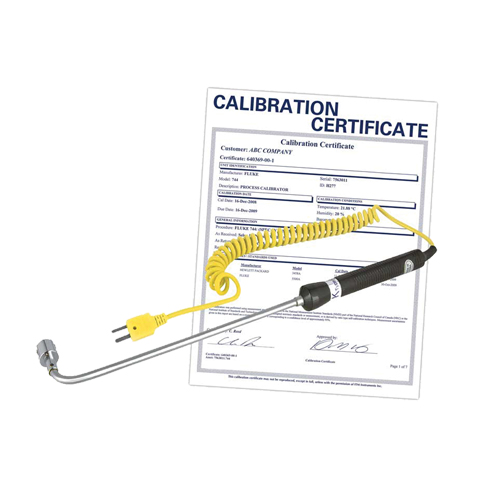 Right Angle Thermocouple Surface Probe with Calibration Certificate, 500 °C (932°F) Max. Temp. Dufferin Supply