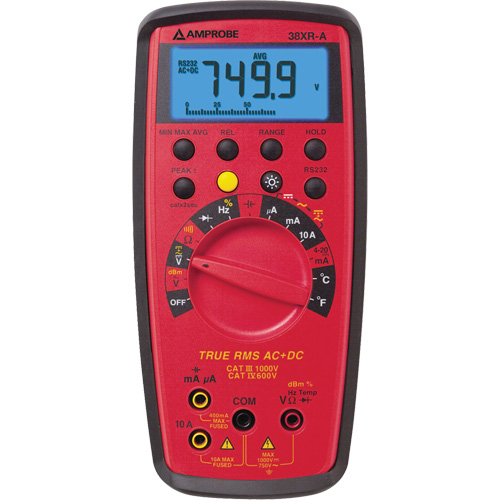 38XR-A Digital Multimeter, AC/DC Voltage, AC/DC Current Dufferin Supply