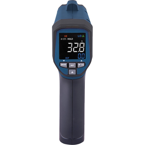 Thermom&egrave;tre &agrave; infrarouge professionnel, -26 - 1472° F ( -32 - 800° C ), 30:1, &eacute;missivit&eacute; Ajustable Dufferin Supply